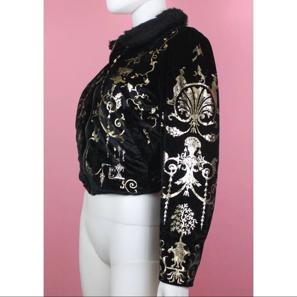 SOLD Vivienne Westwood Black Portrait Bomber 1990 - Picture 4 of 6